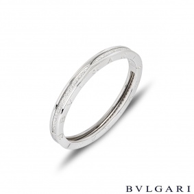 Bvlgari White Gold Diamond B.Zero1 Bracelet 357844